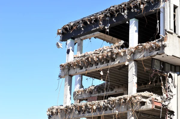 stock image Demolished building