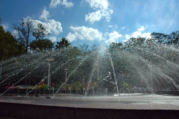公園内の噴水 — ストック写真