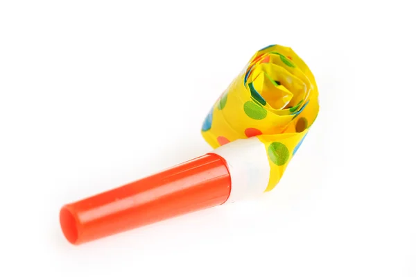 Birthday whistle — Stock Photo, Image