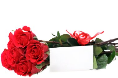 Beautiful red roses clipart