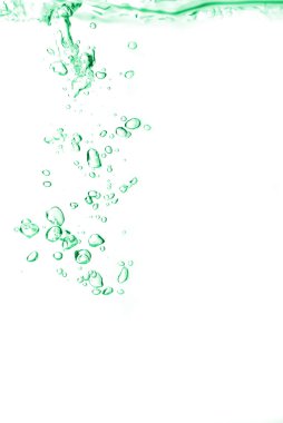 Bubbles in a water close up clipart