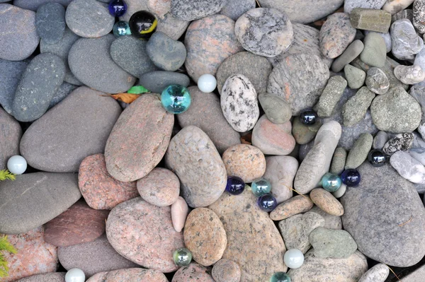 Patio trasero decorado con piedras —  Fotos de Stock