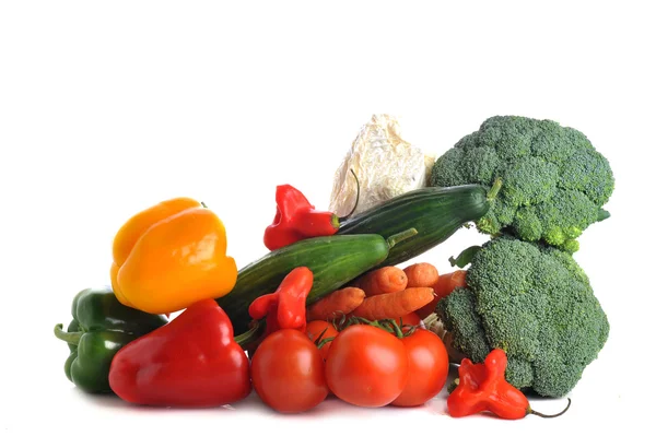 Zöldségek a táblázat — Stock Fotó
