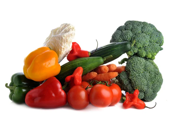 Zöldségek a táblázat — Stock Fotó