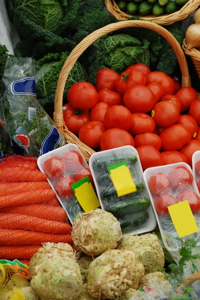 Diferentes verduras ecológicas — Foto de Stock