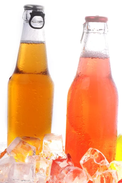 Bottles with drink — Stock Photo, Image