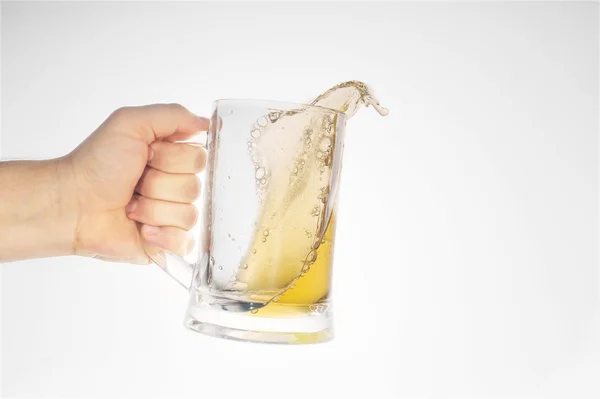 Öl i glas — Stockfoto