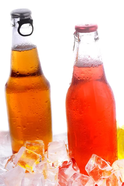 Botellas con bebida —  Fotos de Stock