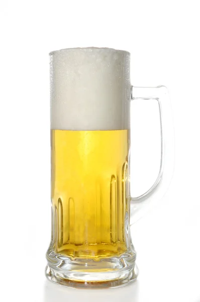 Mug with beer — Stock Photo, Image