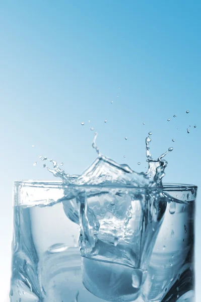 Água em vidro — Fotografia de Stock