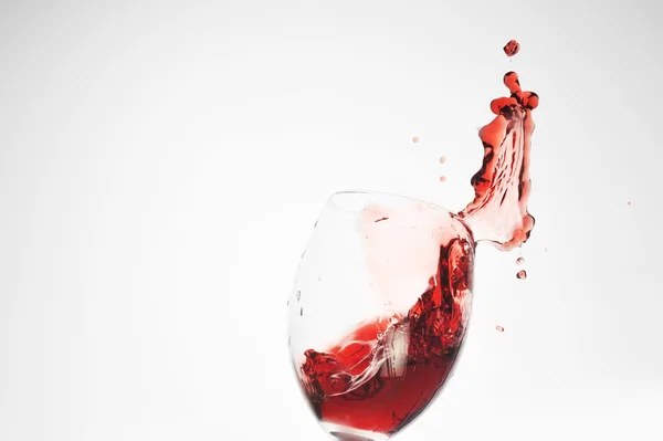 Glas met rode wijn — Stockfoto