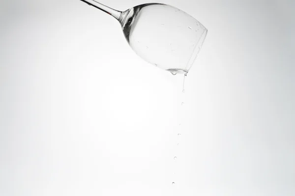 水和玻璃 — 图库照片