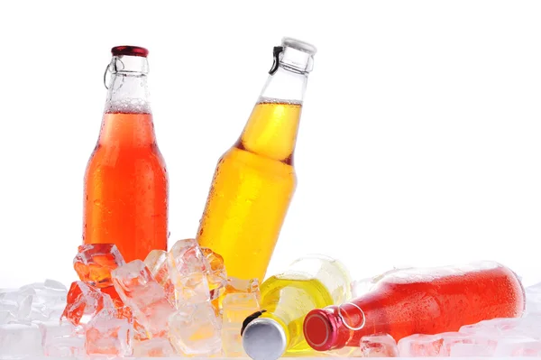 Bottles with drink — Stock Photo, Image
