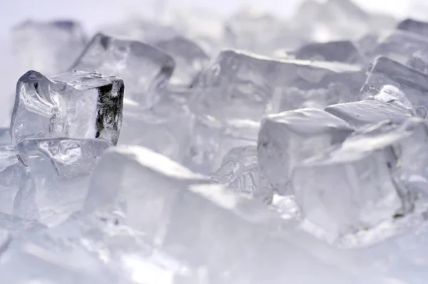 Ice cubes close up — Stock Photo, Image