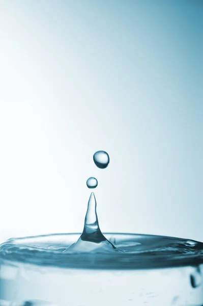 Краплі води сплеск — стокове фото