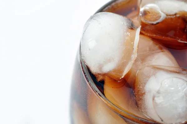 Stock image Glas with cola and ice