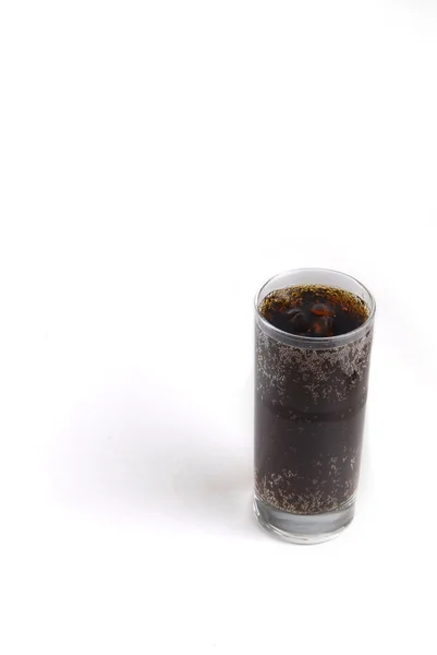 Soda ile cam — Stok fotoğraf