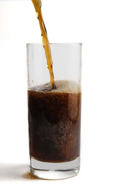 Glass with soda — Stock Photo, Image