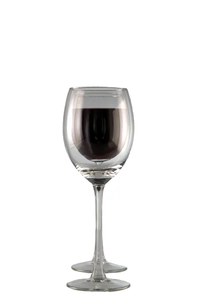 Dvě vína sklenici — Stock fotografie