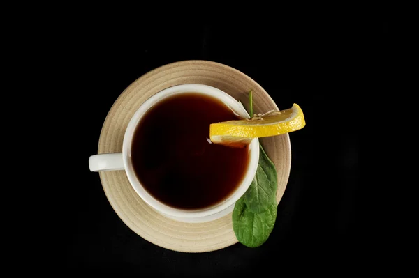 Secangkir teh dengan lemon — Stok Foto
