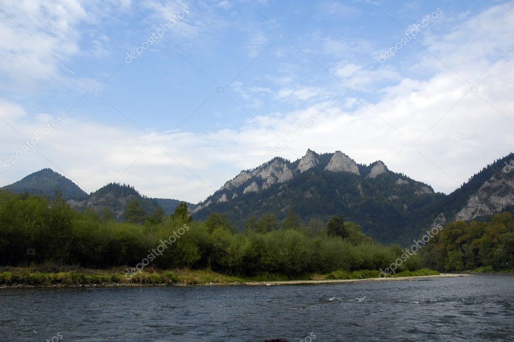 River and mountains