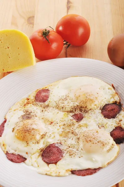 Omelett från ägg — Stockfoto