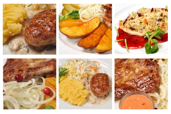 Färska och läckra måltider — Stockfoto