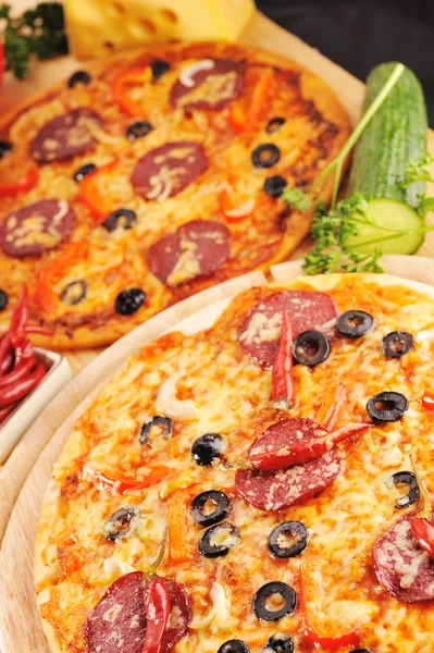 Pizza saborosa — Fotografia de Stock