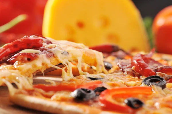 Πίτσα με τυρί — Φωτογραφία Αρχείου