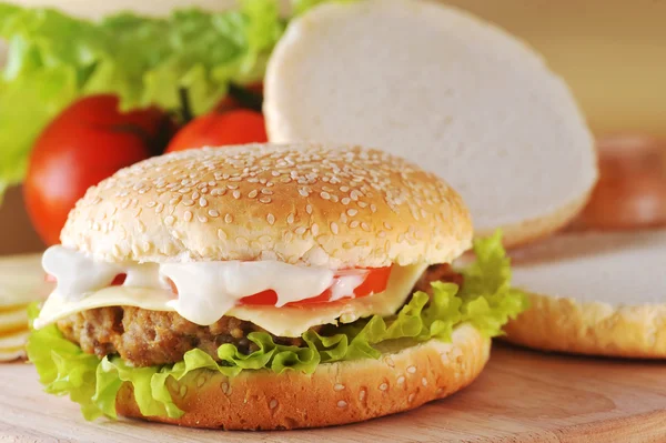 Göğsü sandviç — Stok fotoğraf