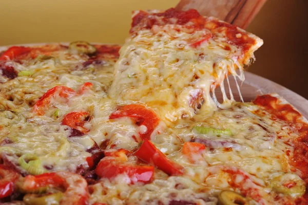 Friss sült pizza — Stock Fotó