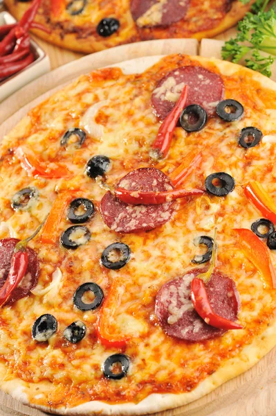 Tasty pizza Stock Picture