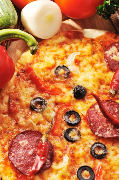 Tasty pizza Stock Image