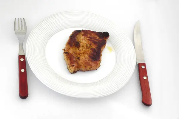 Fleisch vom Grill Stockfoto