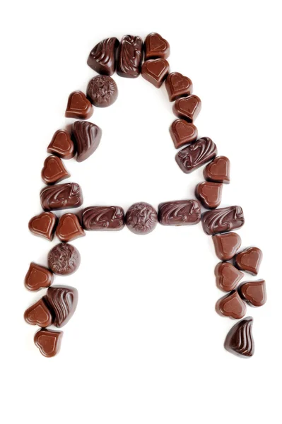 Carta de chocolates —  Fotos de Stock