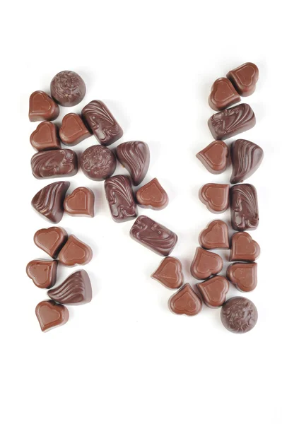 Csokoládé levele — Stock Fotó
