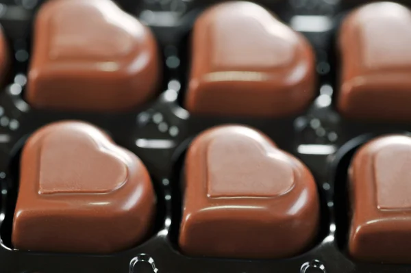 Chocolate en caja — Foto de Stock
