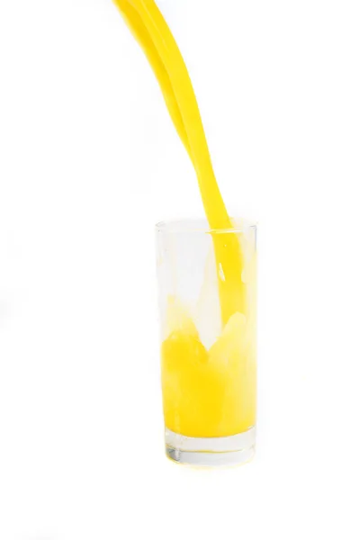 Fluxo de suco de laranja — Fotografia de Stock