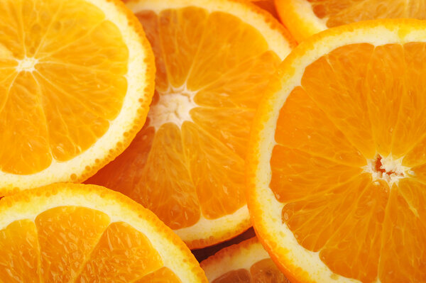 Фон из сочных апельсинов
