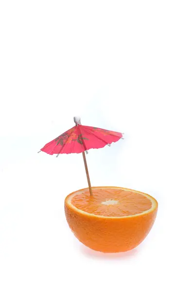 Gesneden sinaasappel — Stockfoto