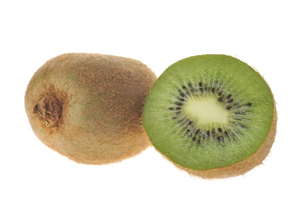 Sliced kiwi isolated on white background — Stock Photo, Image