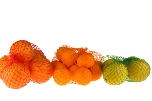 Limon, portakal ve mandalina — Stok fotoğraf