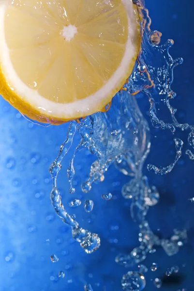 stock image Water on lemon