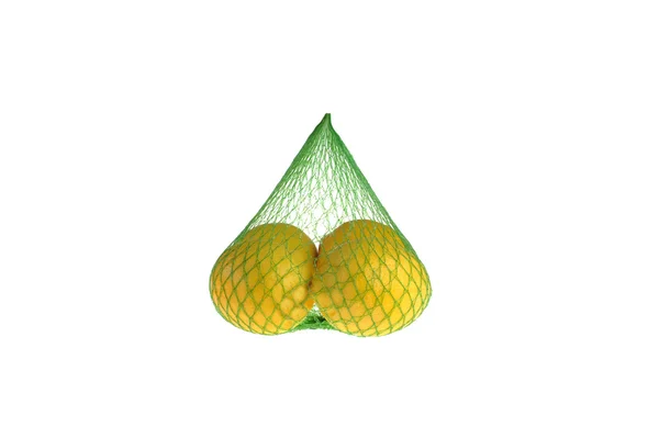 Zitronen auf Weiß — Stockfoto