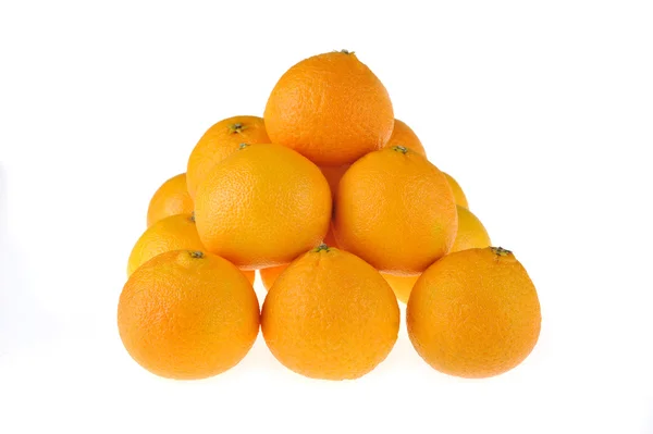 Mandarino su bianco — Foto Stock