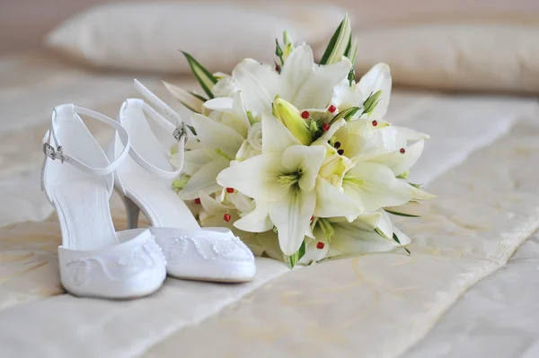 Different bride accessories — Stock Photo, Image