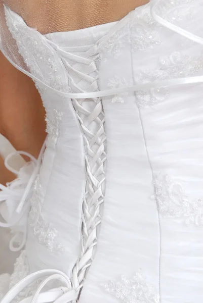 Der Rücken der Braut — Stockfoto