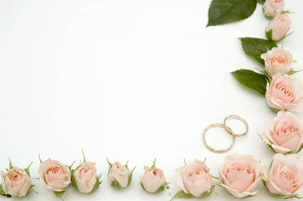 Frame voor bruiloft foto — Stockfoto