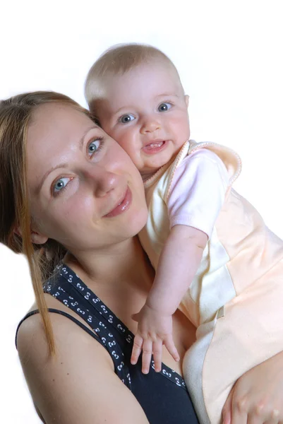美しい母親と赤ちゃん — ストック写真