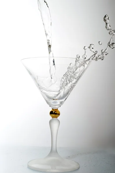 Liquide en verre à cocktail — Photo